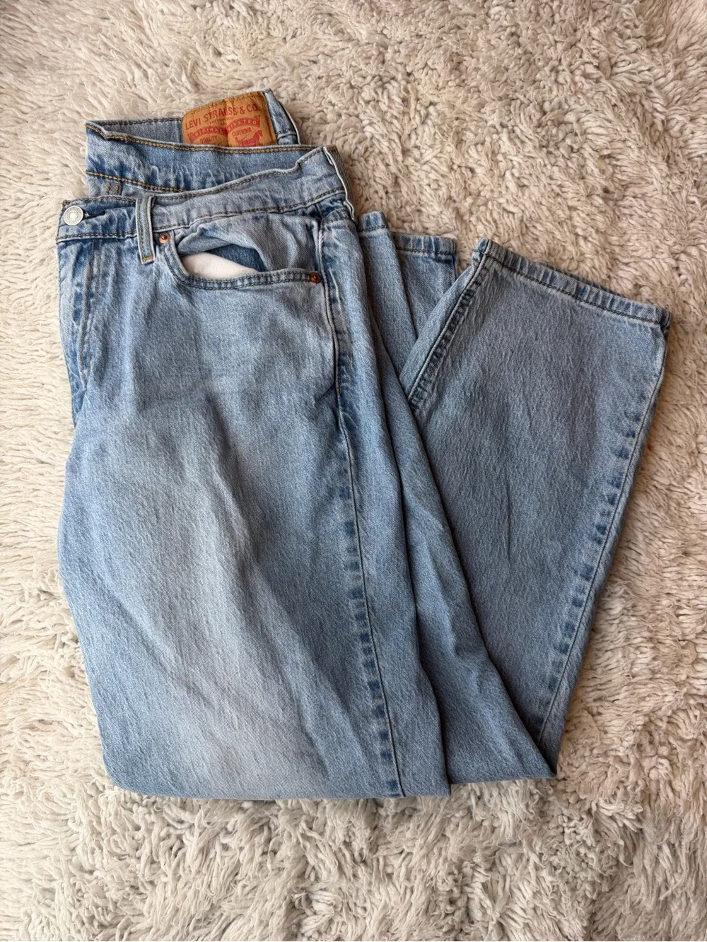Levi's Men’s 541 Light Blue Relaxed Fit Jeans 33/30
